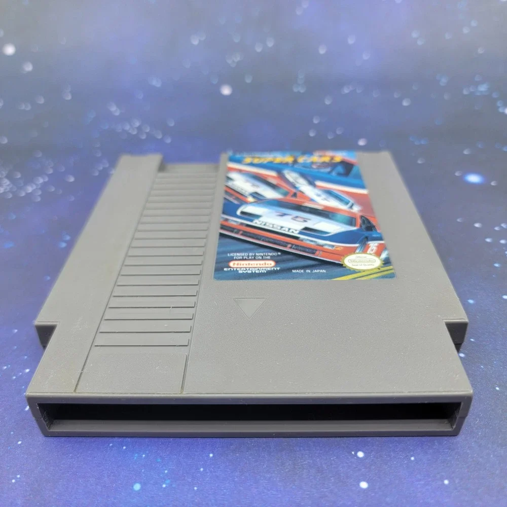 Super Cars Nintendo NES Electro Brain NES-6S-USA Authentic Racing Game Cartridge